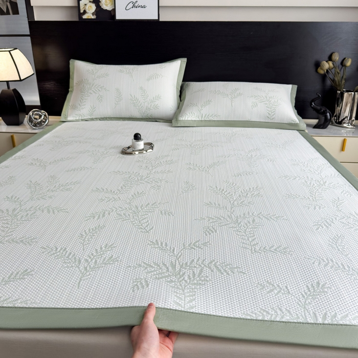 91家纺网 家纺一手货源 找家纺 （总）席世家 2025春夏新款冰豆豆花卉卡通凉席席子