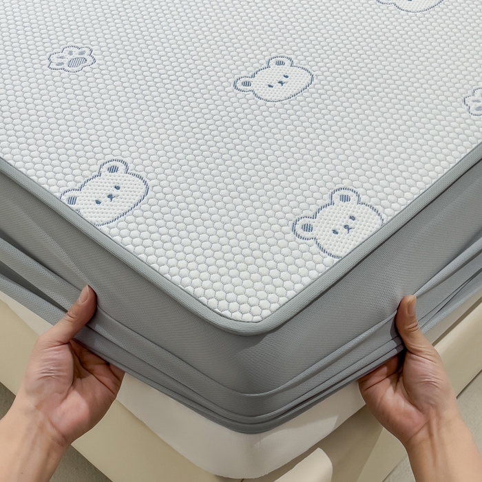 91家纺网 家纺一手货源 找家纺 （总）席世家 2025春夏新款冰豆豆花卉卡通凉席席子