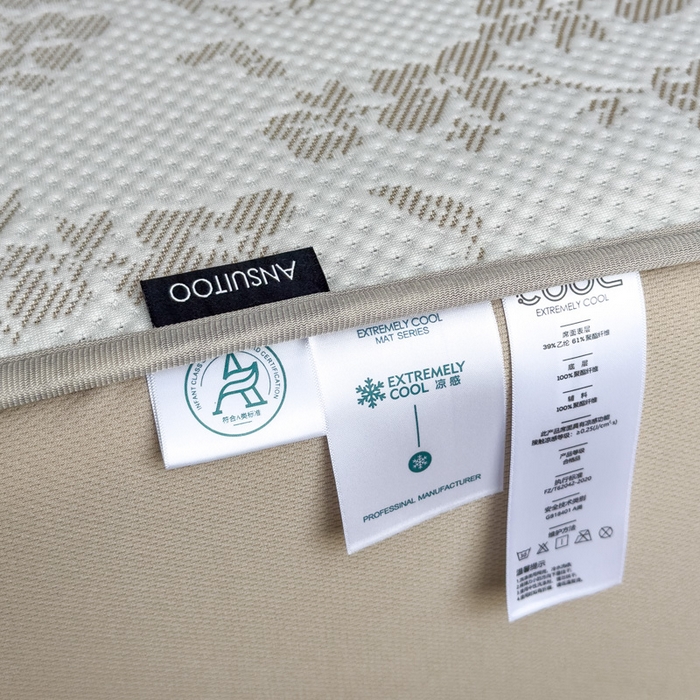 91家纺网 家纺一手货源 找家纺 席世家 2025春夏新款冰豆豆花卉卡通凉席席子 床席款-花漾