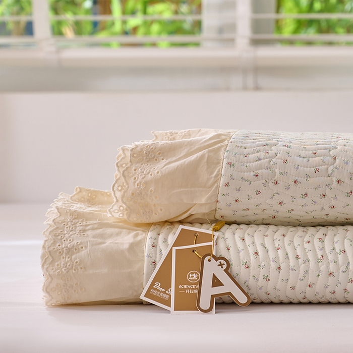 91家纺网 家纺一手货源 找家纺 X猫先生 2025新款全棉纯棉双层纱床盖炕盖夹棉床单床褥（A类母婴级） 云槿