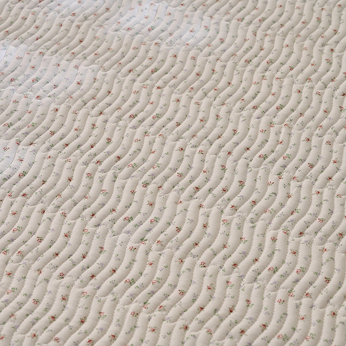 91家纺网 家纺一手货源 找家纺 X猫先生 2025新款全棉纯棉双层纱床盖炕盖夹棉床单床褥（A类母婴级） 云槿