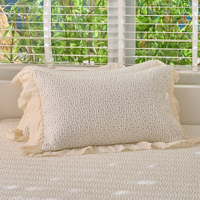 91家纺网 家纺一手货源 找家纺 X猫先生 2025新款全棉纯棉双层纱床盖炕盖夹棉床单床褥（A类母婴级） 云槿