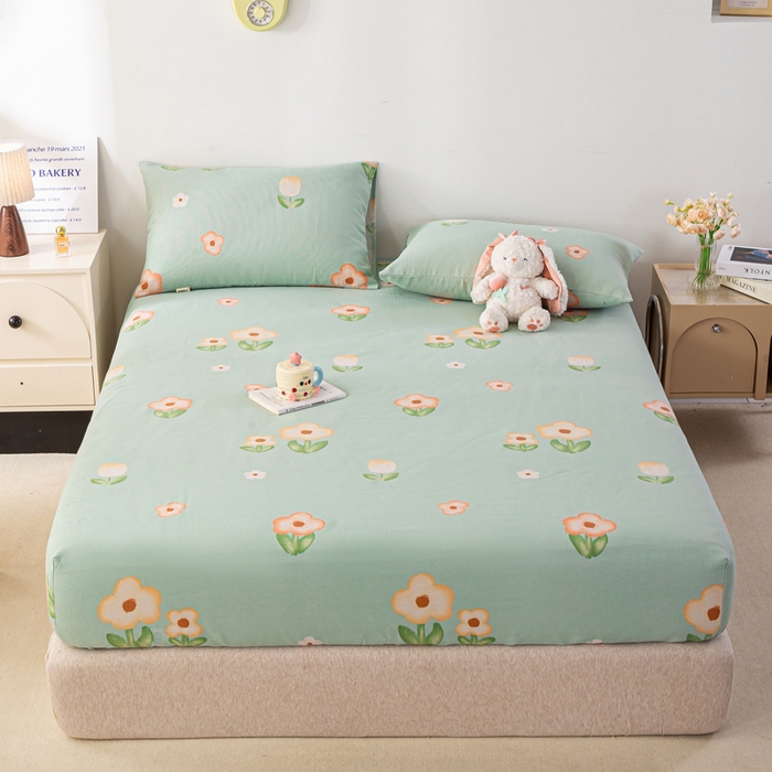 91家纺网 家纺一手货源 找家纺 （总）米柳家纺 2025新款原棉老粗布印花床笠系列