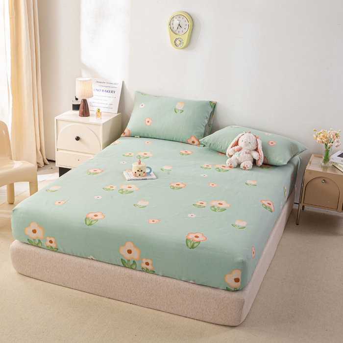 91家纺网 家纺一手货源 找家纺 （总）米柳家纺 2025新款原棉老粗布印花床笠系列