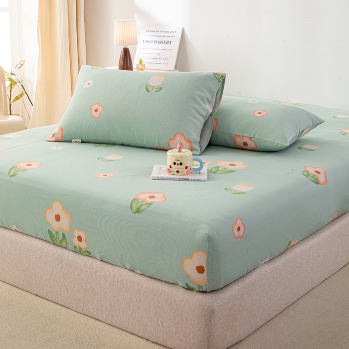 91家纺网 家纺一手货源 找家纺 （总）米柳家纺 2025新款原棉老粗布印花床笠系列