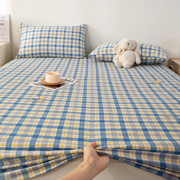 91家纺网 家纺一手货源 找家纺 （总）米柳家纺 2025新款原棉老粗布印花床笠系列