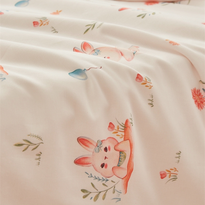 91家纺网 家纺一手货源 找家纺 艾佳宝贝 2025新款A类全棉纯棉儿童单枕套多尺寸可拆式枕头 春日游玩