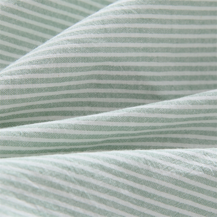 91家纺网 家纺一手货源 找家纺 大熊枕芯 2025新款水洗棉条纹荞麦枕 条纹宫廷-绿20*50*8cm/只