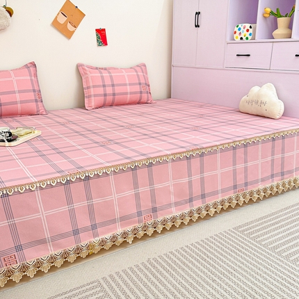 手艺人家纺 2025新款亲肤舒适老粗布单层炕盖榻榻米炕垫 LDK05