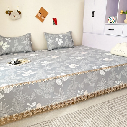 手艺人家纺 2025新款亲肤舒适老粗布单层炕盖榻榻米炕垫 LDK17