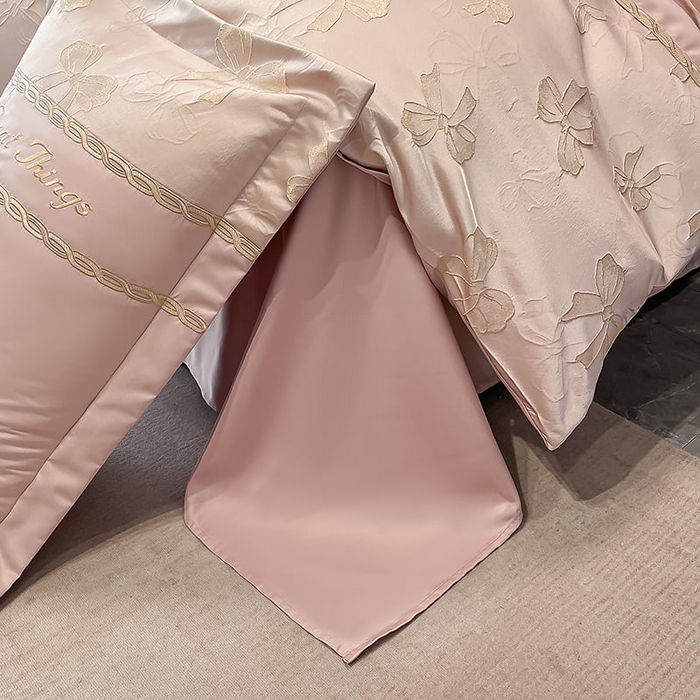 91家纺网 家纺一手货源 找家纺 （总）金牛座家纺 2025新款金丝提花亲肤棉刺绣拼接四件套