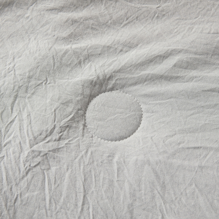 91家纺网 家纺一手货源 找家纺 创优家纺 2025新款无印风格子新疆棉夏被空调被纯棉花被夏被子薄被芯水洗棉包检测 新疆棉-浅灰