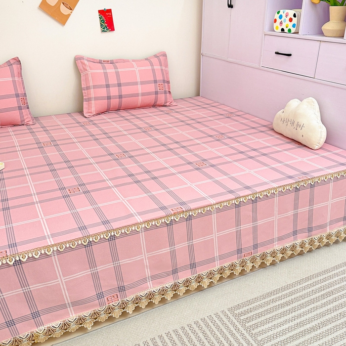 91家纺网 家纺一手货源 找家纺 手艺人家纺 2025新款亲肤舒适老粗布单层炕盖榻榻米炕垫 LDK05