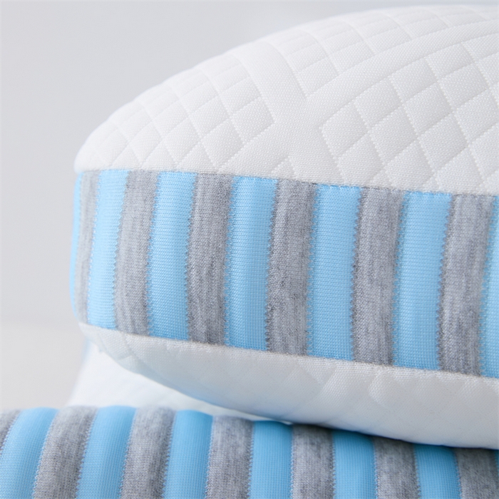 91家纺网 家纺一手货源 找家纺 大熊枕芯 2025新款刺绣款情侣枕 刺绣款情侣枕-蓝中枕一只