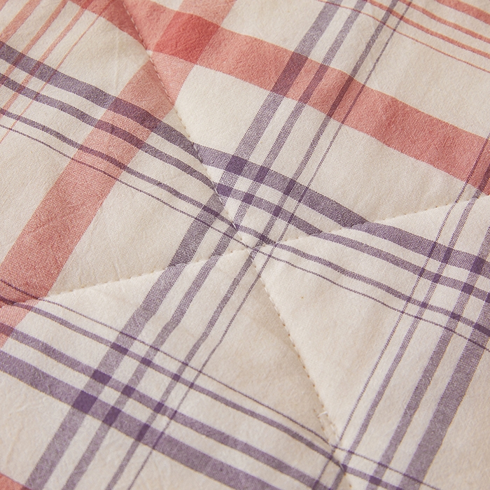 91家纺网 家纺一手货源 找家纺 创优家纺 2025新款无印风格子新疆棉夏被空调被纯棉花被夏被子薄被芯水洗棉包检测 星空粉