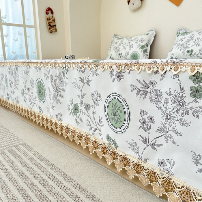 91家纺网 家纺一手货源 找家纺 手艺人家纺 2025新款亲肤舒适老粗布单层炕盖榻榻米炕垫 LDK08