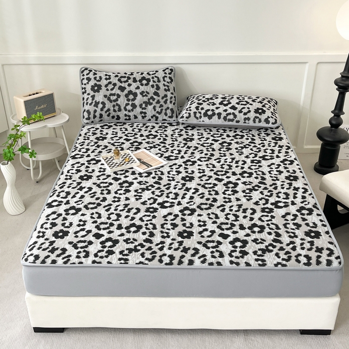 91家纺网 家纺一手货源 找家纺 （总）子曰 2025新款高定版A类PE聚乙烯凉感凉席提花凉席床笠