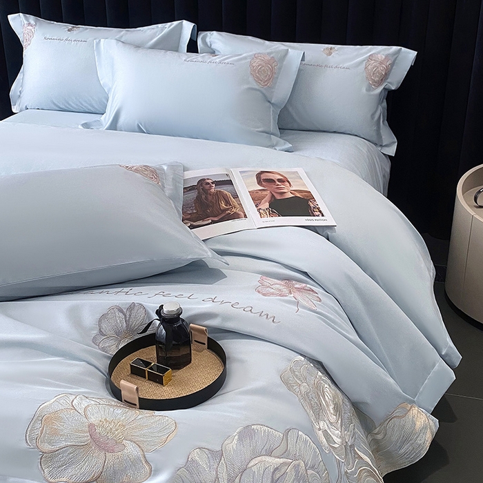 91家纺网 家纺一手货源 找家纺 （总）优悦生活馆 2025新款全棉长绒棉四件套-梦想花园