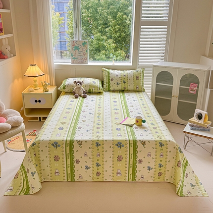 91家纺网 家纺一手货源 找家纺 （总）晓时候 2025原棉老粗布凉席床单凉席三件套软凉席子单床单