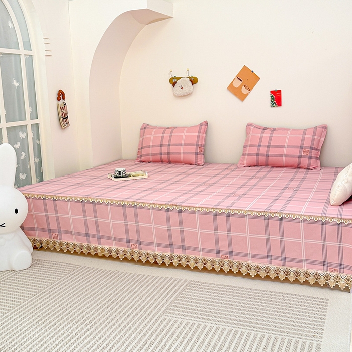 91家纺网 家纺一手货源 找家纺 手艺人家纺 2025新款亲肤舒适老粗布单层炕盖榻榻米炕垫 LDK05