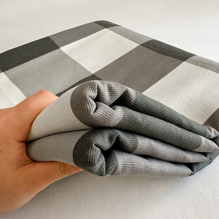 91家纺网 家纺一手货源 找家纺 晓时候 2025原棉老粗布床单凉席三件套软凉席子单床单 黑白格