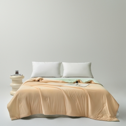 91家纺网 家纺一手货源 找家纺 （总）欧邦 2025新款全消光冰皮凉感锦氨夏被