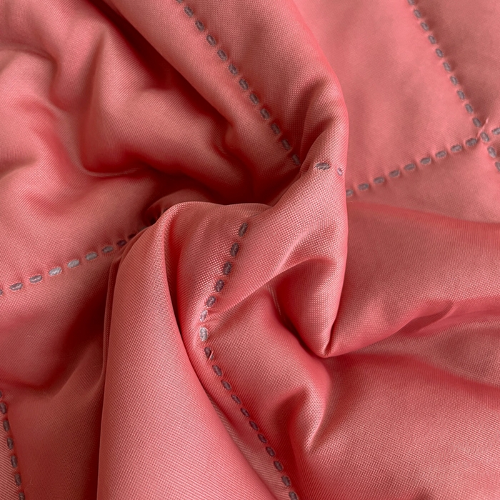 91家纺网 家纺一手货源 找家纺 富艺隆 2025新款纯色凉感丝夏被 豆沙