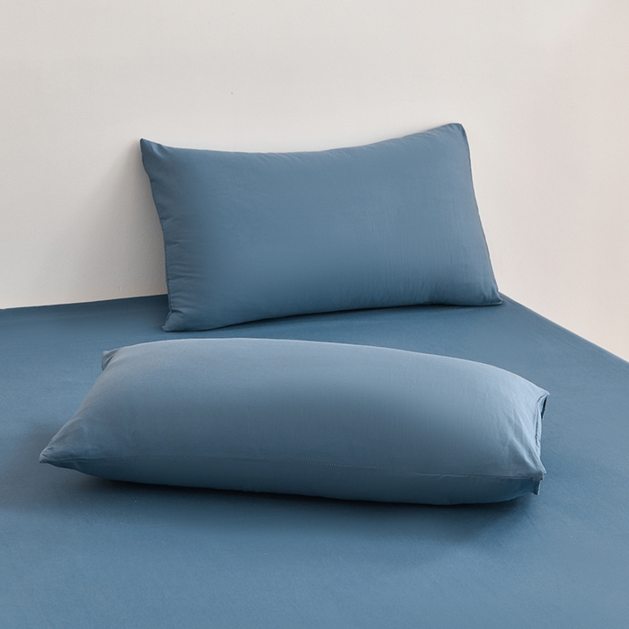 91家纺网 家纺一手货源 找家纺 （总）宇彬家纺 2025直播新款13374全棉母婴级简约轻奢小清新纯色四件套斜纹贡缎新疆长绒极简无印风系列