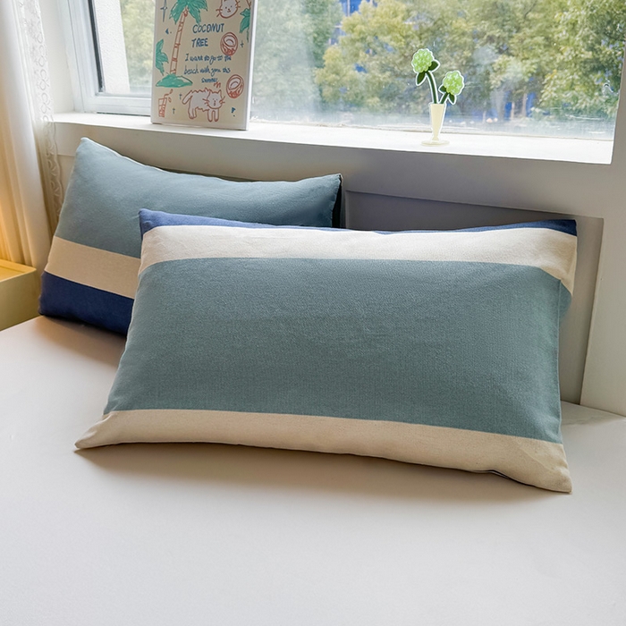 91家纺网 家纺一手货源 找家纺 晓时候 2025原棉老粗布床单凉席三件套软凉席子单床单 简语