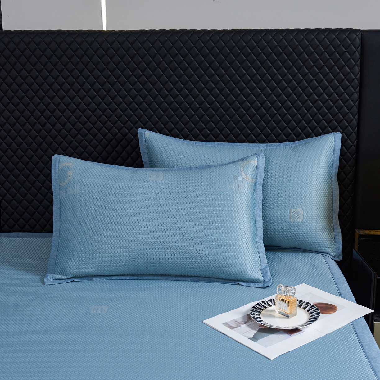 91家纺网 家纺一手货源 找家纺 （总）青雅席业 2025年新款凉感因子母婴级凉感丝豆豆席