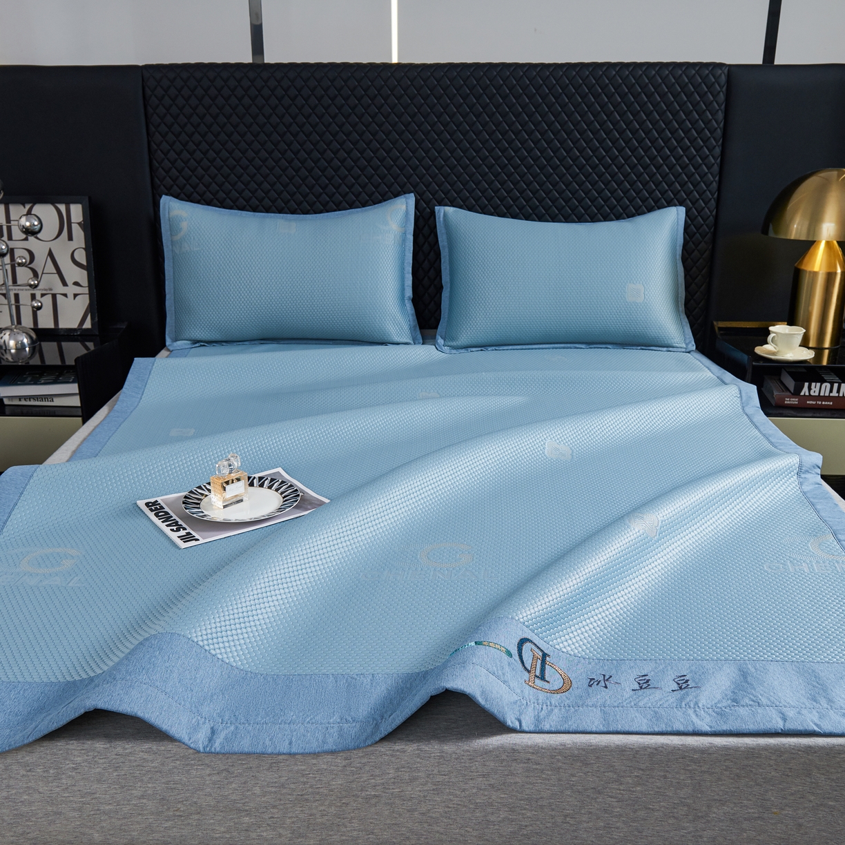 91家纺网 家纺一手货源 找家纺 （总）青雅席业 2025年新款凉感因子母婴级凉感丝豆豆席