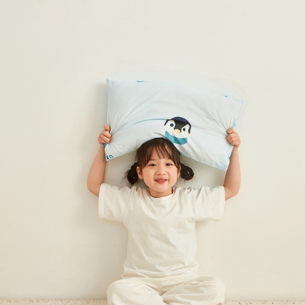 91家纺网 家纺一手货源 找家纺 （总）艾佳宝贝 2025新款A类全棉纯棉儿童单枕套多尺寸可拆式枕头