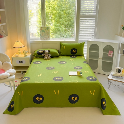 91家纺网 家纺一手货源 找家纺 （总）晓时候 2025原棉老粗布凉席床单凉席三件套软凉席子单床单