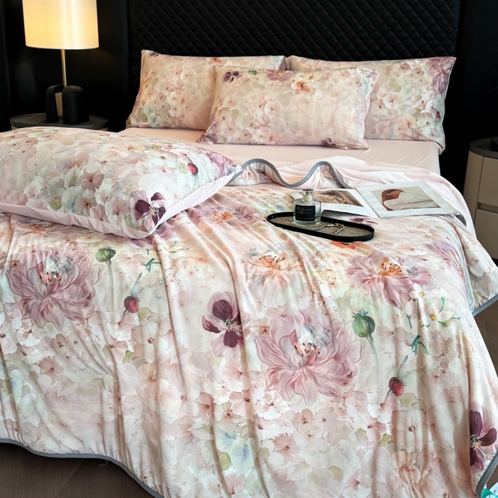 91家纺网 家纺一手货源 找家纺 （总）花满路 2025新款成人夏被