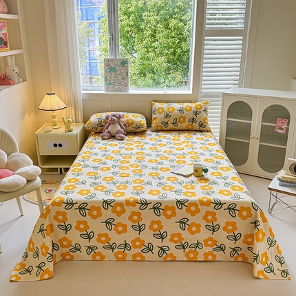 91家纺网 家纺一手货源 找家纺 （总）晓时候 2025原棉老粗布凉席床单凉席三件套软凉席子单床单