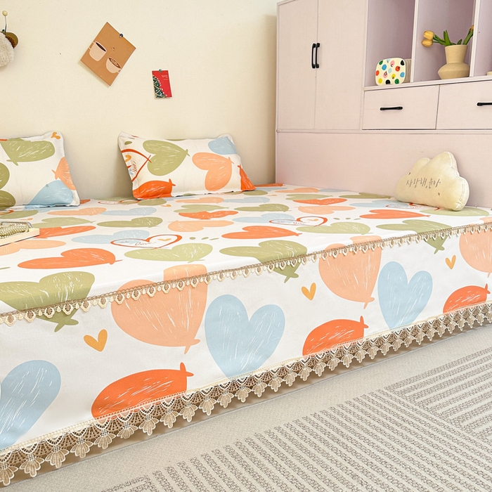 91家纺网 家纺一手货源 找家纺 手艺人家纺 2025新款亲肤舒适老粗布单层炕盖榻榻米炕垫 LDK02