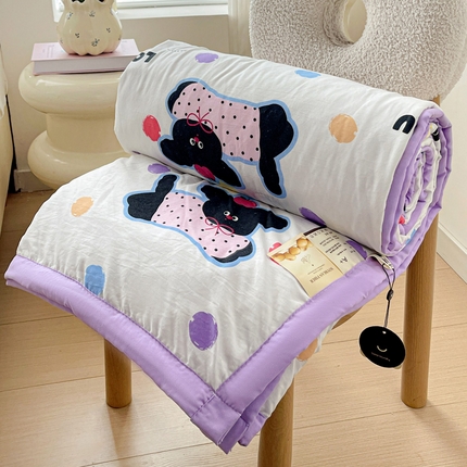 91家纺网 家纺一手货源 找家纺 （总）富艺隆 2025新款水洗棉印花夏被