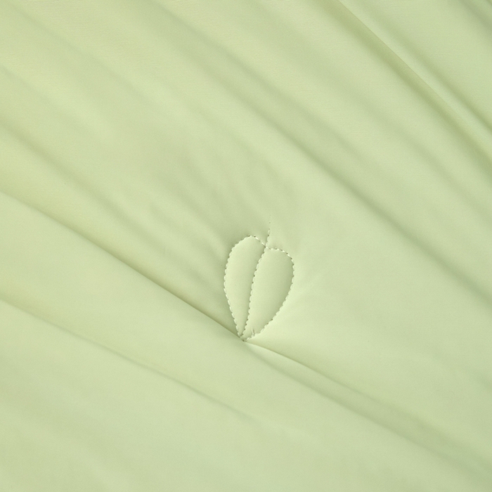 91家纺网 家纺一手货源 找家纺 欧邦 2025新款全消光冰皮凉感锦氨夏被 双拼-绿灰