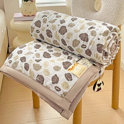 91家纺网 家纺一手货源 找家纺 （总）富艺隆 2025新款水洗棉印花夏被