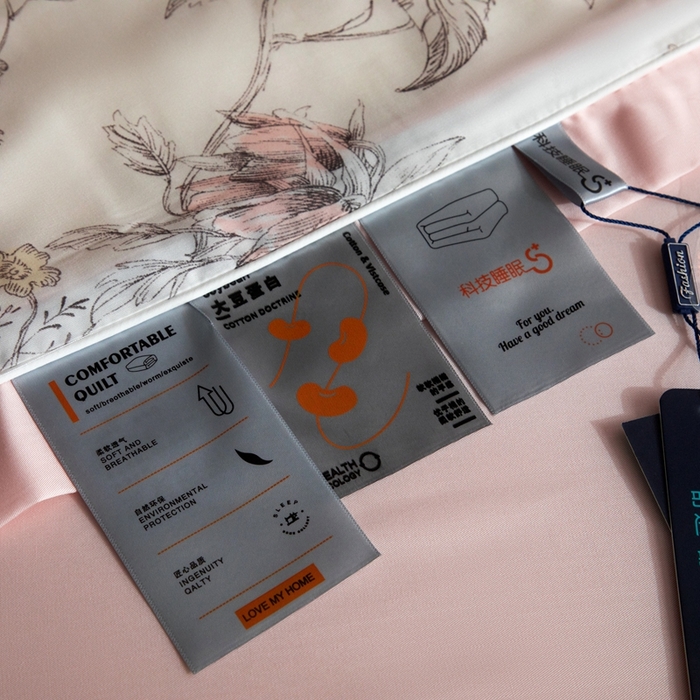 91家纺网 家纺一手货源 找家纺 金喜 2025新款天丝夏被夏凉被薄被子套件数码印花夏被四件套 陌言盛夏