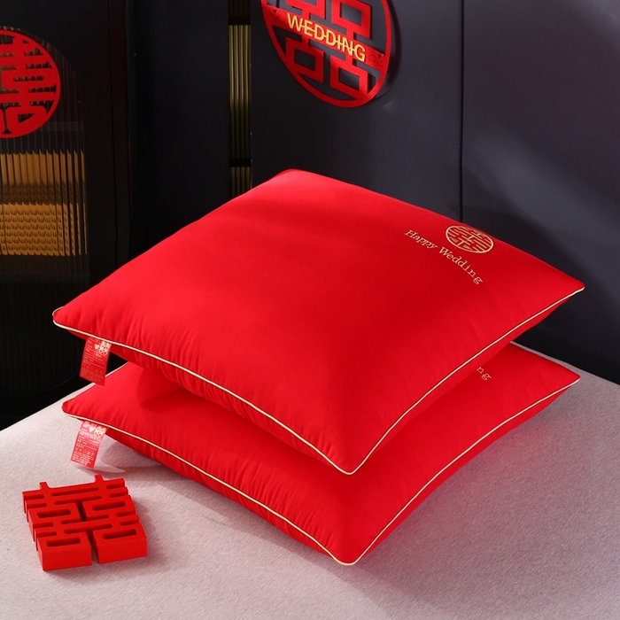 91家纺网 家纺一手货源 找家纺 （总）贤内助家纺 2025新款婚庆枕芯简爱系列-信封枕48*74/方抱枕60*60/大靠枕60*80