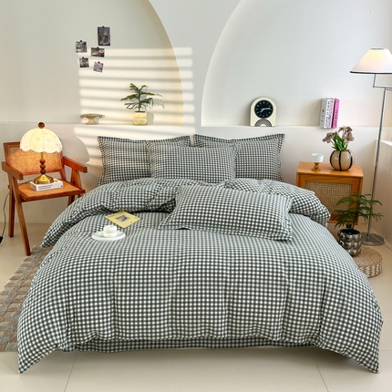 91家纺网 家纺一手货源 找家纺 （总）金窝窝家纺 2025新款纯棉水洗棉四件套