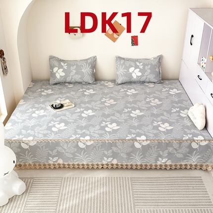 91家纺网 家纺一手货源 找家纺 手艺人家纺 2025新款亲肤舒适老粗布单层炕盖榻榻米炕垫 LDK17