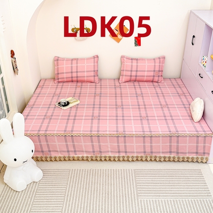 91家纺网 家纺一手货源 找家纺 手艺人家纺 2025新款亲肤舒适老粗布单层炕盖榻榻米炕垫 LDK05