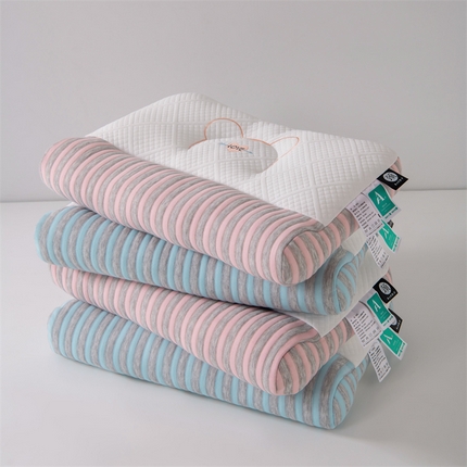 91家纺网 家纺一手货源 找家纺 （总）金牛枕芯 2025新款情侣款深睡SPA枕枕头枕芯-兔子刺绣7A抗菌可爱猫枕头枕芯