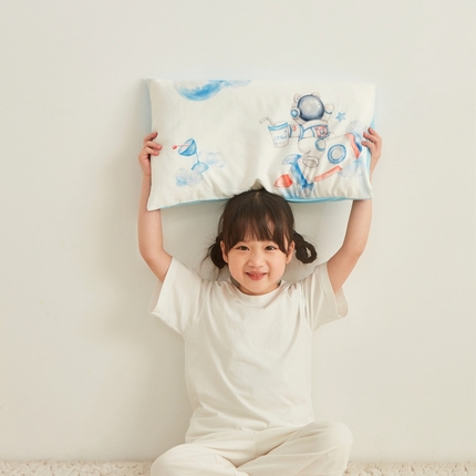 91家纺网 家纺一手货源 找家纺 （总）艾佳宝贝 2025新款A类全棉纯棉儿童单枕套多尺寸可拆式枕头