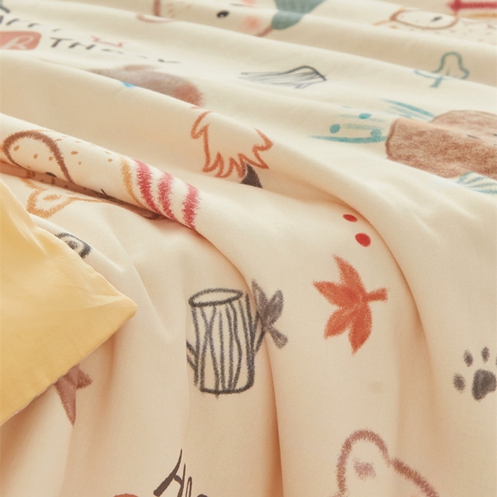 91家纺网 家纺一手货源 找家纺 艾佳宝贝 2025新款A类全棉纯棉儿童单枕套多尺寸可拆式枕头 憨憨萌熊