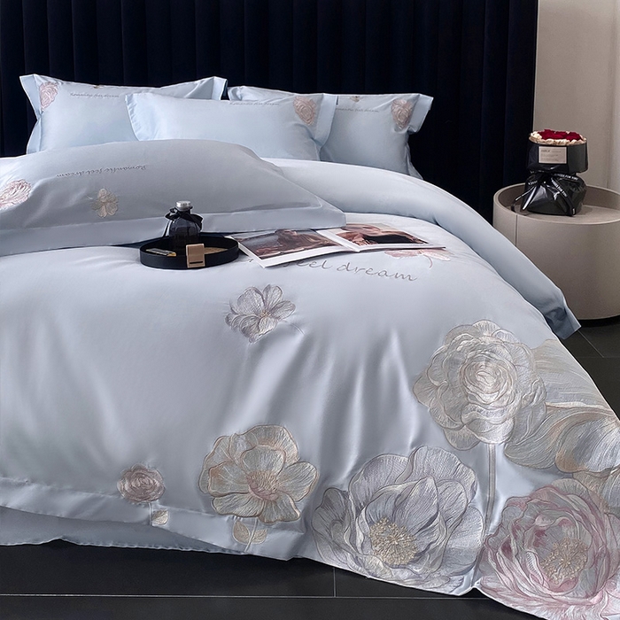 91家纺网 家纺一手货源 找家纺 （总）优悦生活馆 2025新款全棉长绒棉四件套-梦想花园