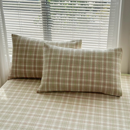 91家纺网 家纺一手货源 找家纺 （总）梦精灵家纺 2025新款全棉色织单枕套