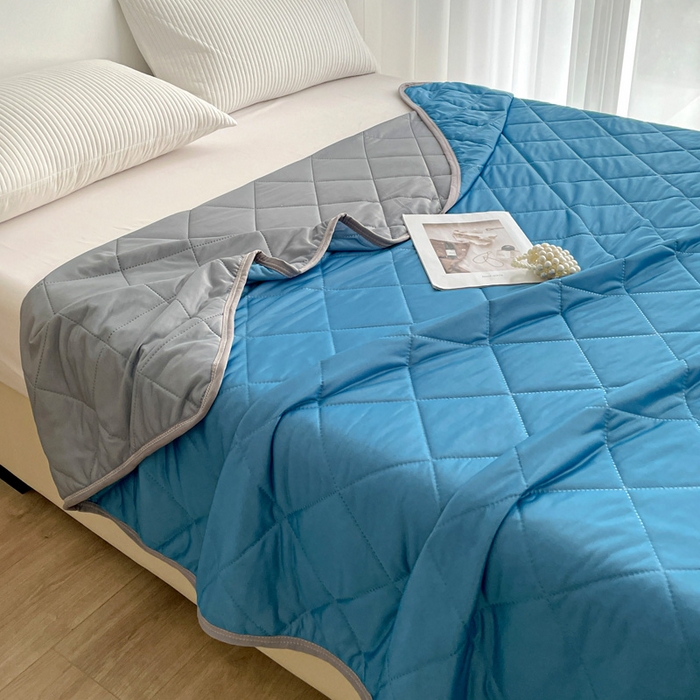 91家纺网 家纺一手货源 找家纺 （总）富艺隆 2025新款纯色凉感丝夏被